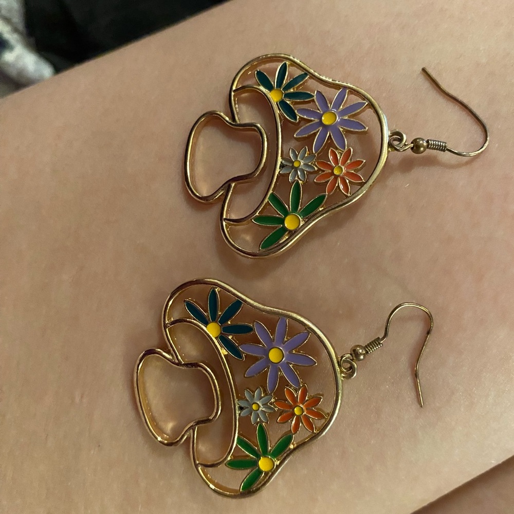EARTHBOUND Multicolor Floral Earrings